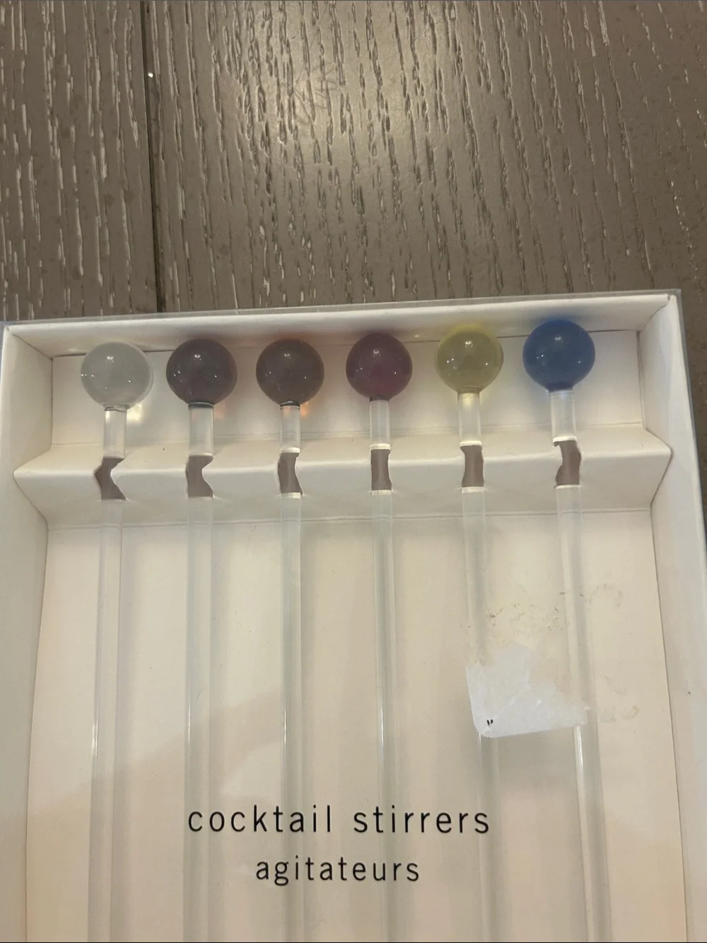 NWOT Pottery Barn Cocktail Stirrers - Set of Six